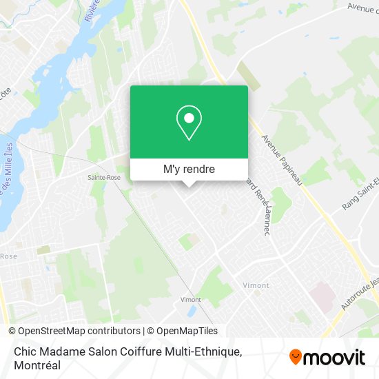 Chic Madame Salon Coiffure Multi-Ethnique plan
