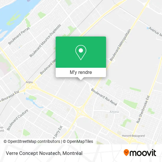 Verre Concept Novatech plan