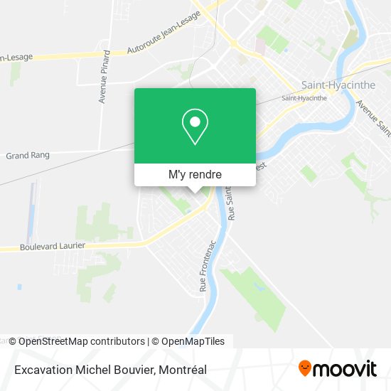 Excavation Michel Bouvier plan
