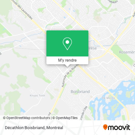Décathlon Boisbriand plan