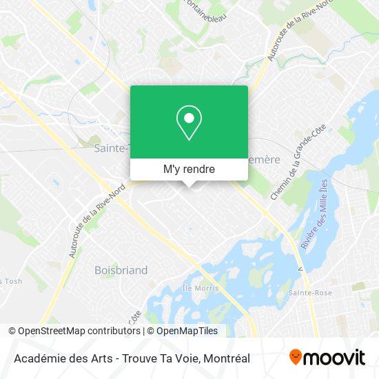 Académie des Arts - Trouve Ta Voie plan