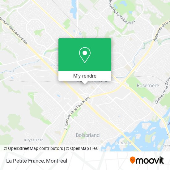 La Petite France plan