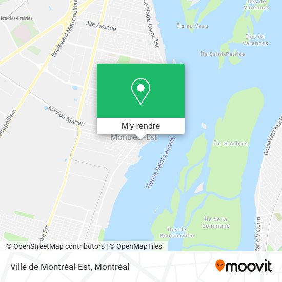 Ville de Montréal-Est plan