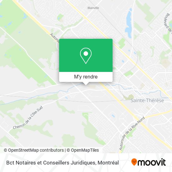 Bct Notaires et Conseillers Juridiques plan