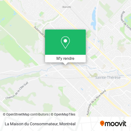 La Maison du Consommateur plan