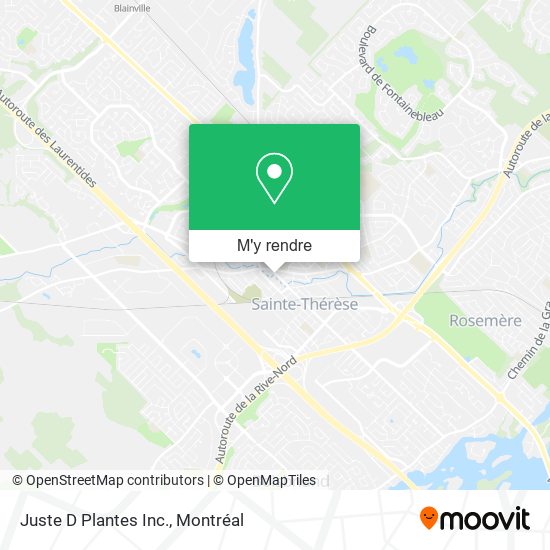 Juste D Plantes Inc. plan