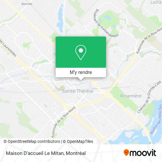 Maison D'accueil Le Mitan plan
