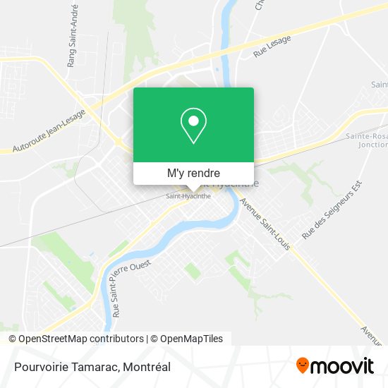 Pourvoirie Tamarac plan