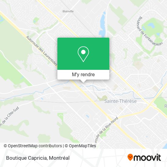Boutique Capricia plan
