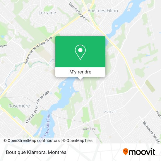 Boutique Kiamora plan