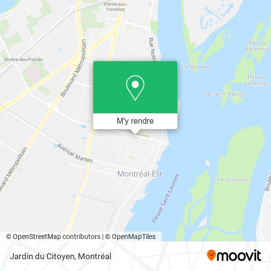 Jardin du Citoyen plan