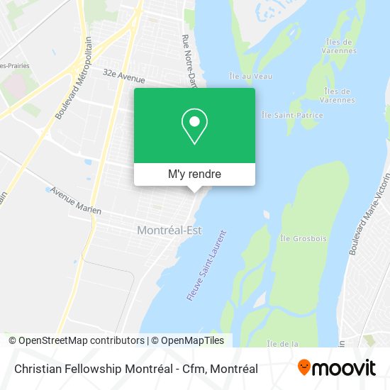 Christian Fellowship Montréal - Cfm plan