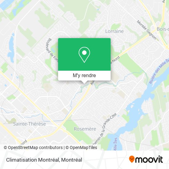 Climatisation Montréal plan