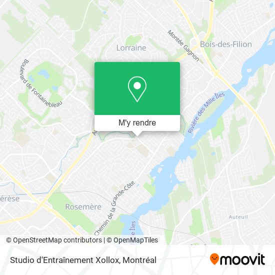 Studio d'Entraînement Xollox plan