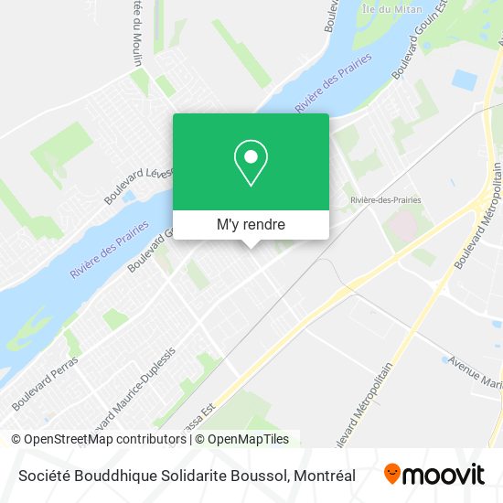 Société Bouddhique Solidarite Boussol plan