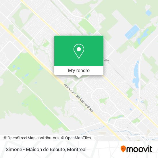Simone - Maison de Beauté plan