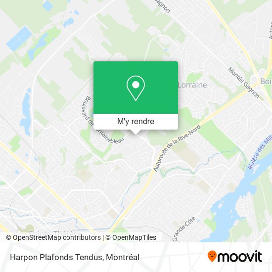 Harpon Plafonds Tendus plan