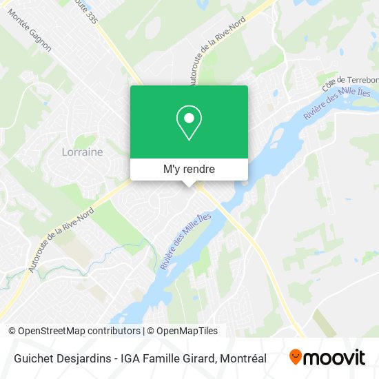 Guichet Desjardins - IGA Famille Girard plan