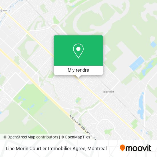 Line Morin Courtier Immobilier Agréé plan