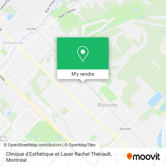 Clinique d'Esthétique et Laser Rachel Thériault plan