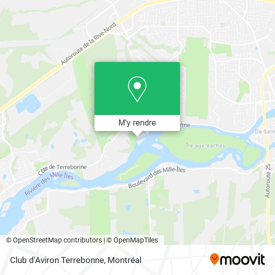 Club d'Aviron Terrebonne plan