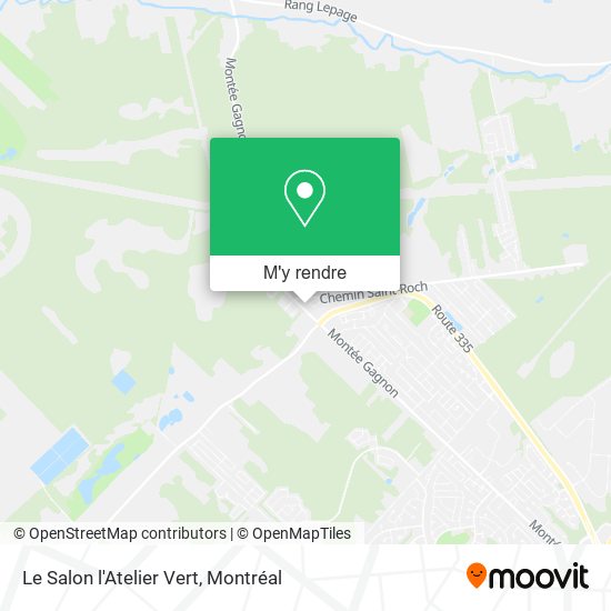 Le Salon l'Atelier Vert plan