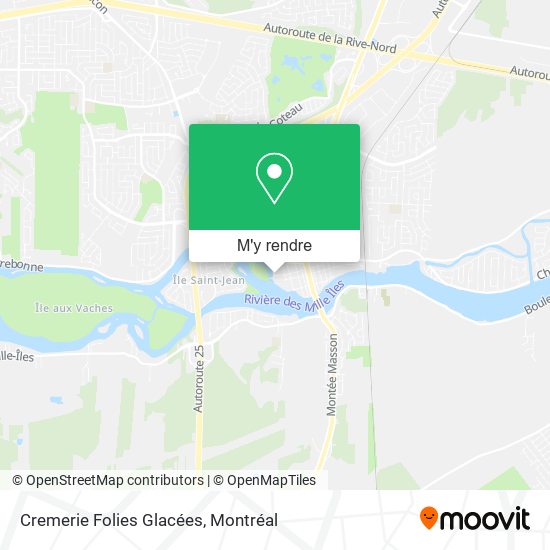 Cremerie Folies Glacées plan