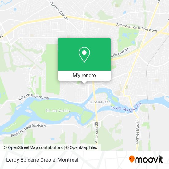 Leroy Épicerie Créole plan