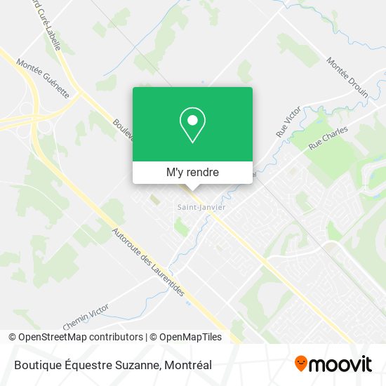 Boutique Équestre Suzanne plan
