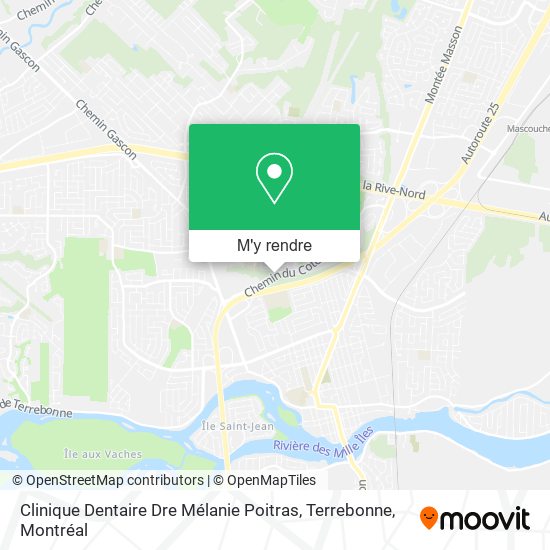 Clinique Dentaire Dre Mélanie Poitras, Terrebonne plan