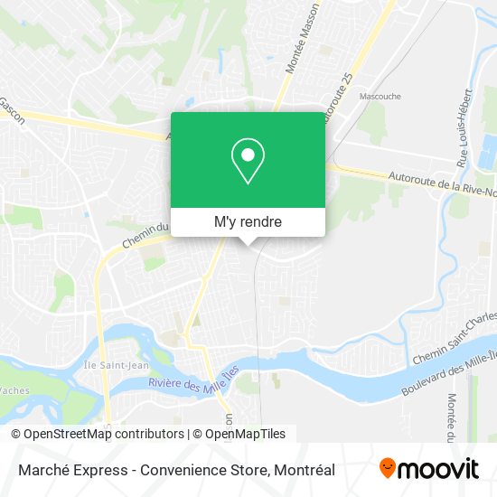 Marché Express - Convenience Store plan