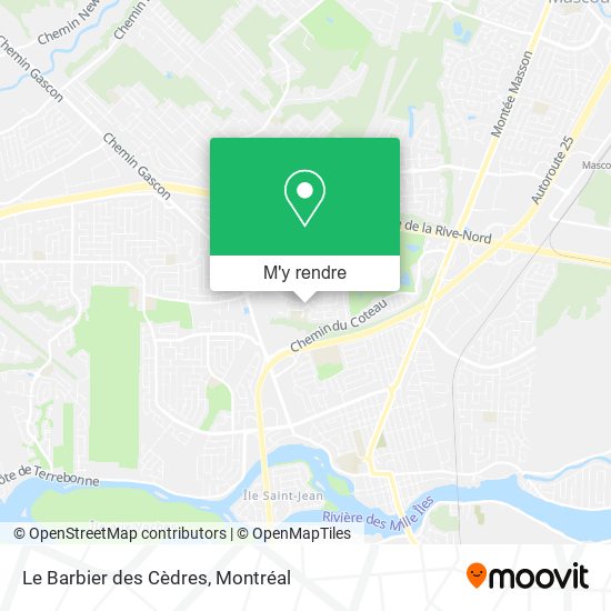 Le Barbier des Cèdres plan
