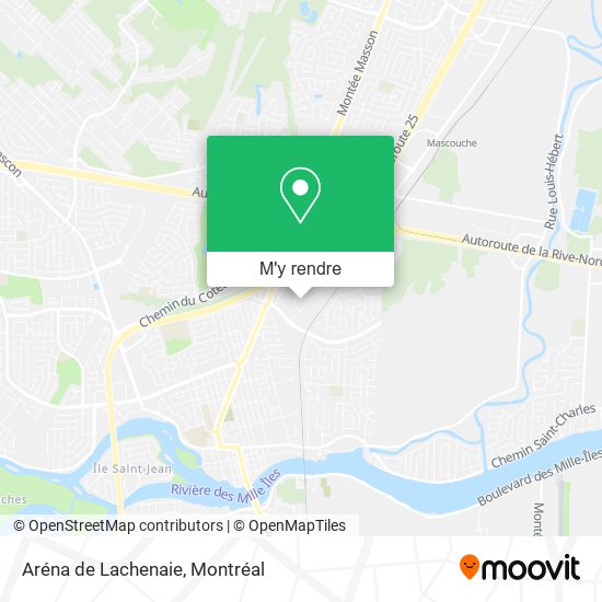 Aréna de Lachenaie plan