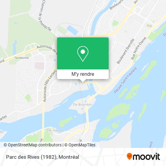 Parc des Rives (1982) plan