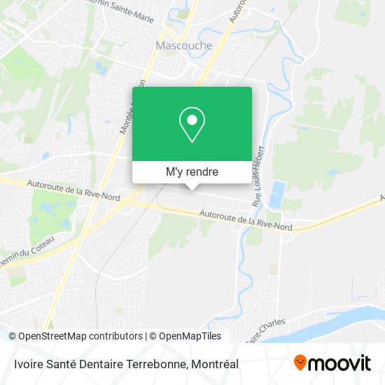 Ivoire Santé Dentaire Terrebonne plan