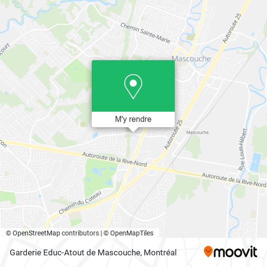 Garderie Educ-Atout de Mascouche plan