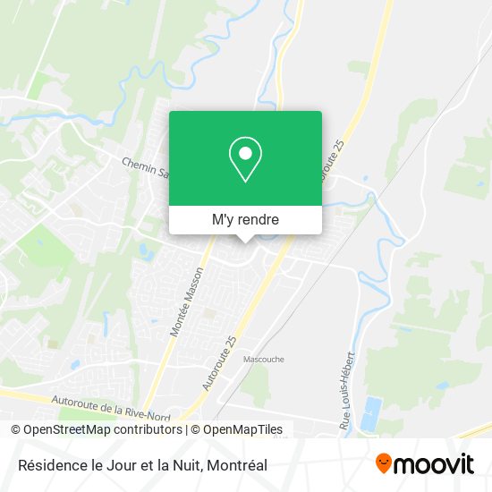 Résidence le Jour et la Nuit plan