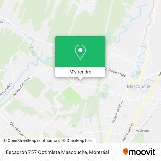 Escadron 757 Optimiste Mascouche plan