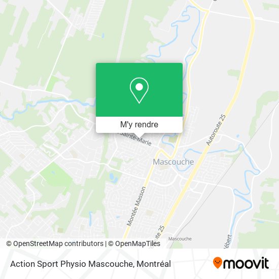 Action Sport Physio Mascouche plan