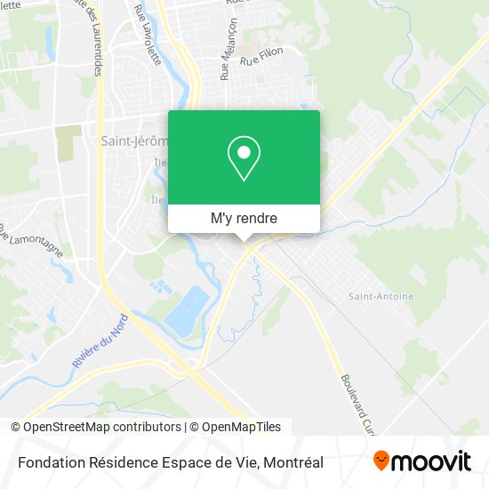 Fondation Résidence Espace de Vie plan