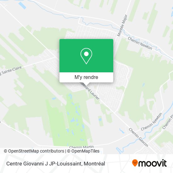 Centre Giovanni J JP-Louissaint plan