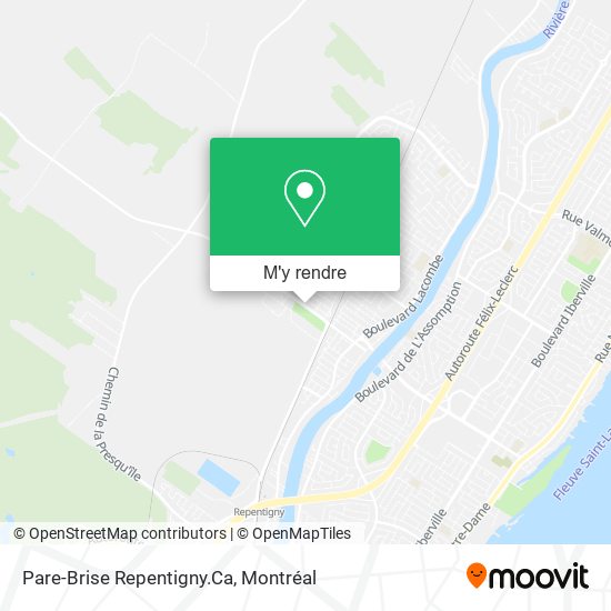 Pare-Brise Repentigny.Ca plan