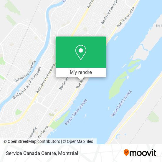 Service Canada Centre plan