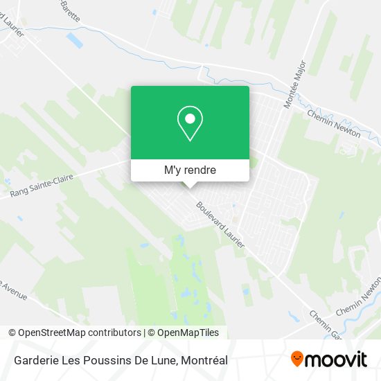 Garderie Les Poussins De Lune plan