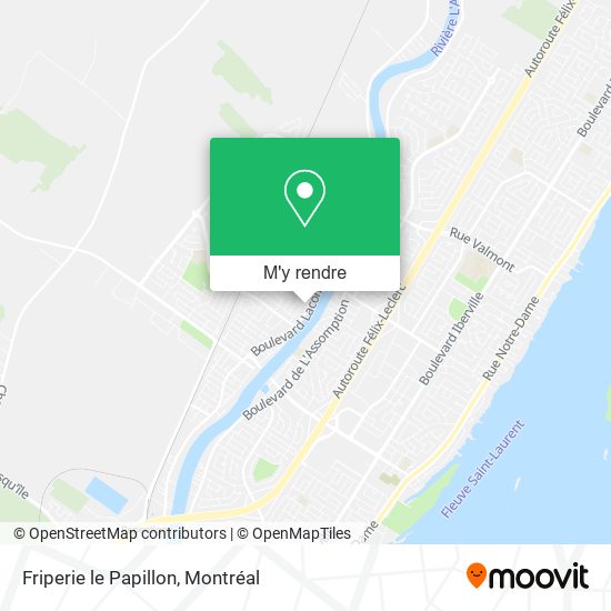 Friperie le Papillon plan
