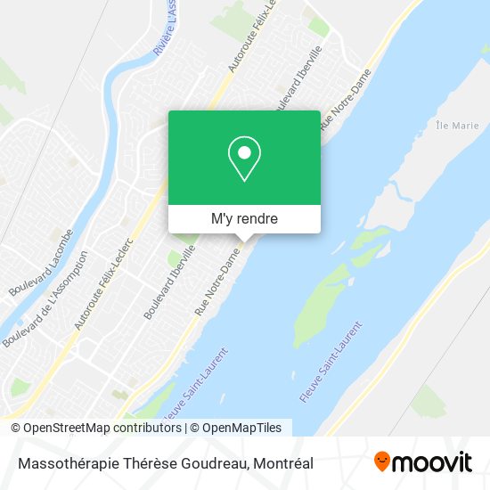 Massothérapie Thérèse Goudreau plan