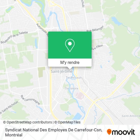 Syndicat National Des Employes De Carrefour-Csn plan