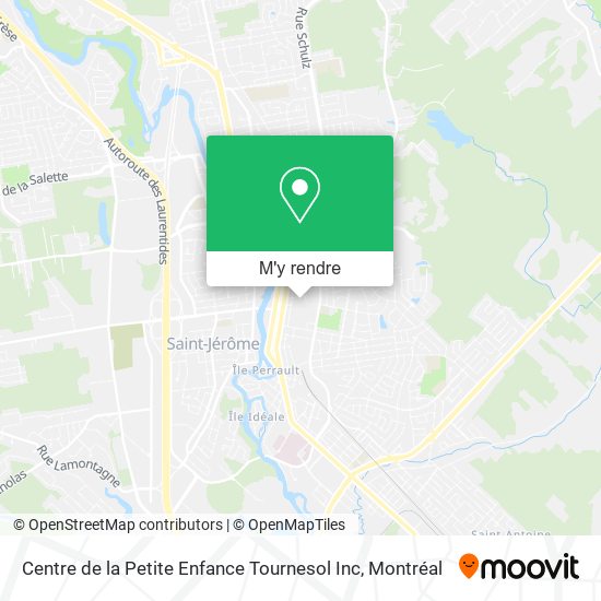 Centre de la Petite Enfance Tournesol Inc plan