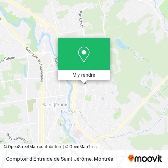 Comptoir d'Entraide de Saint-Jérôme plan