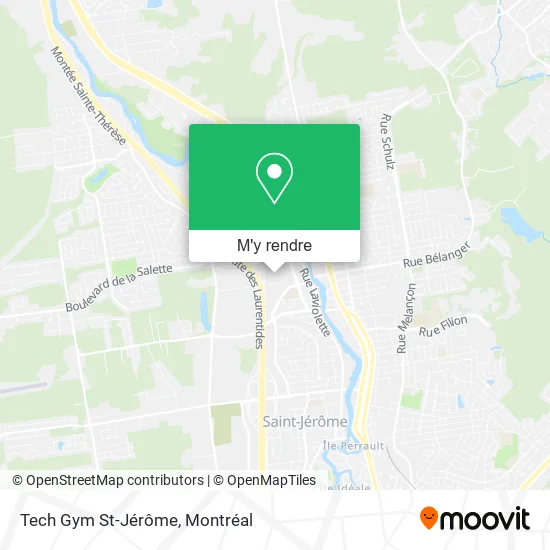 Tech Gym St-Jérôme plan
